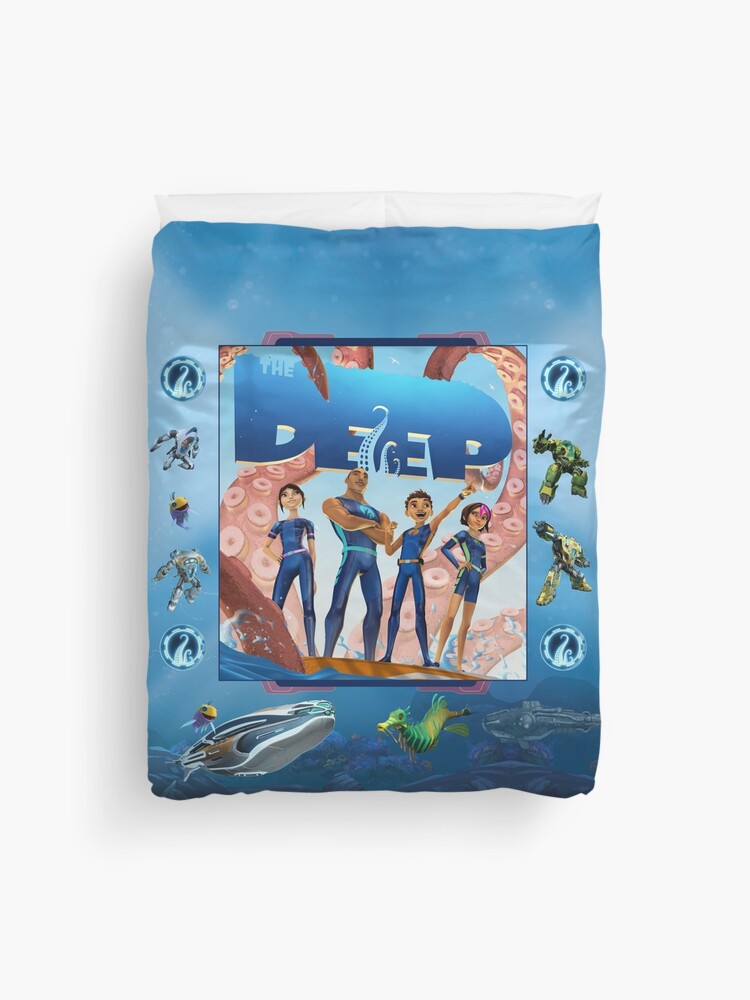 Thumbnail 1 of 2, Duvet Cover, The Deep - Nekton Family designed and sold by Charles Davenport.