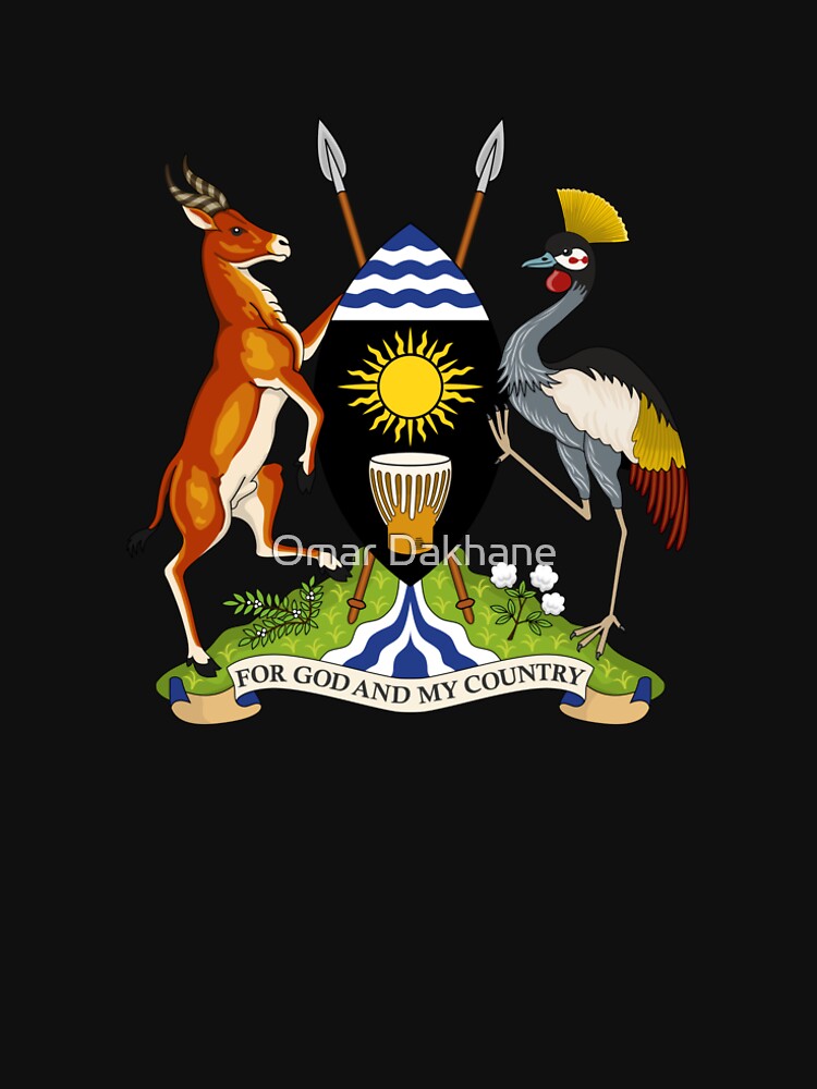 "Emblem of Uganda" Tshirt by OmarDakhane Redbubble
