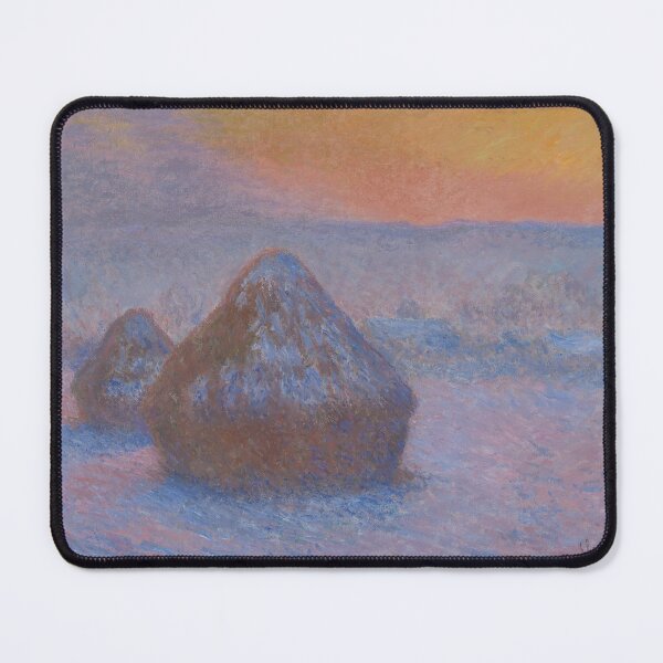 Item preview, Stacks of wheat, Monet. Impressionism art designed and sold by Titi-Titi.