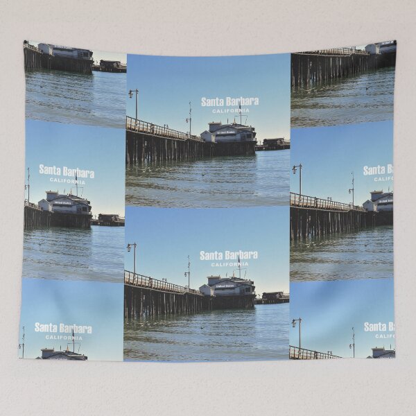 Item preview, Santa Barbara, California - Iconic Pier designed and sold by leemcnut.