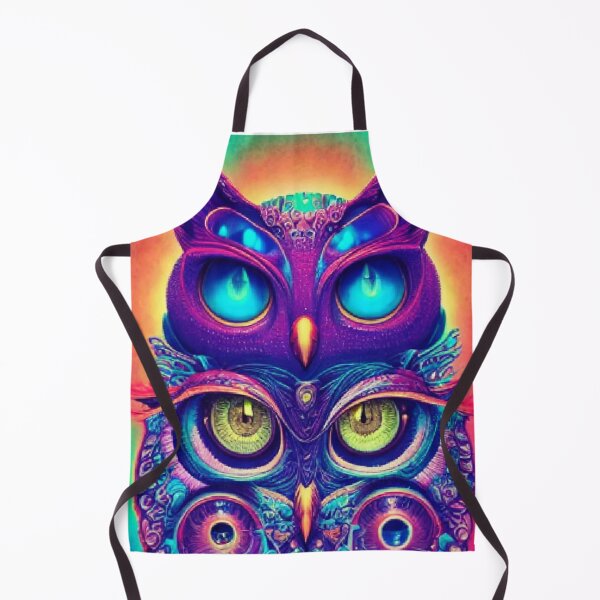 Item preview, a cat and an owl designed and sold by bestoftrendy.