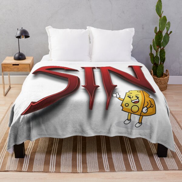 Item preview, Eat Cheese and Sin. Unique design.Best street art quote with cute cheese cartoon illustration. designed and sold by OneOrb.