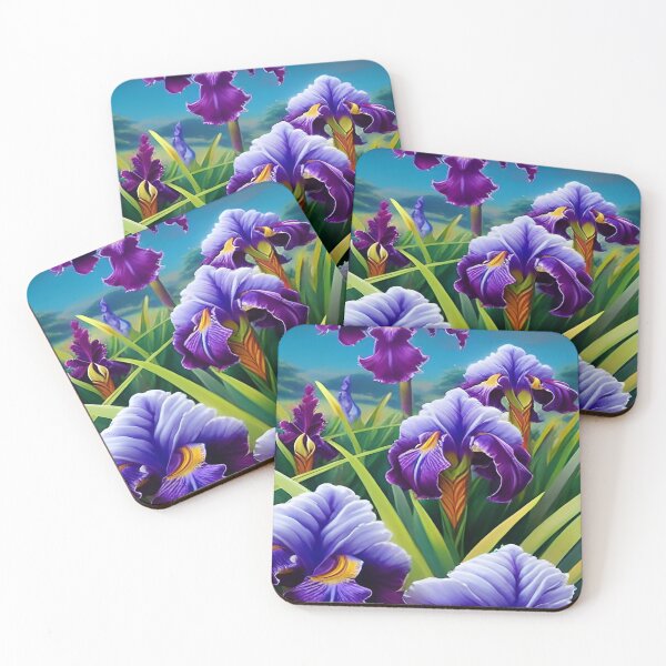 Item preview, Purple Iris Botanical Garden  designed and sold by deniselynnimage.