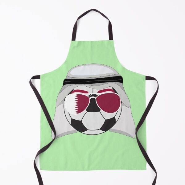 Item preview, Qatar Flag inside Sunglasses on a Soccer ball Wearing an Agal designed and sold by Dexter Freeman.