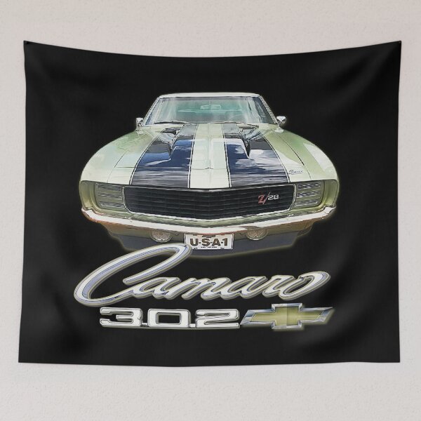 Item preview, 69 302 Camaro Chevy Hot Rod Arte del coche muscular. designed and sold by AGED Limited.