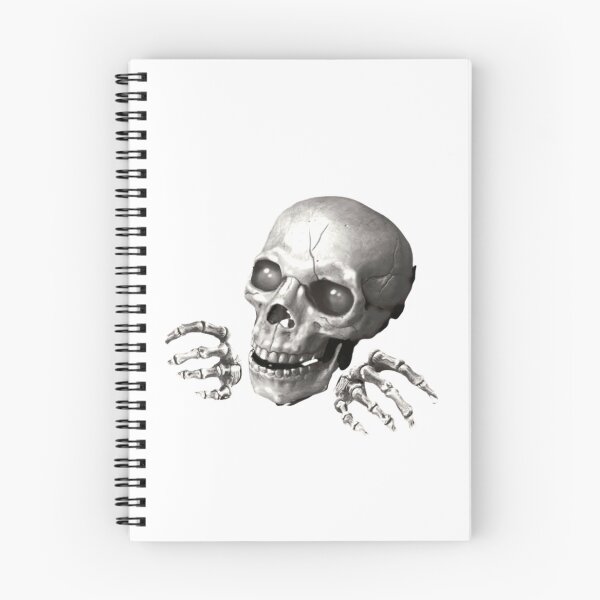 Item preview, Skull head skeleton with transparent eyes protruding knuckles designed and sold by ErisMerch.