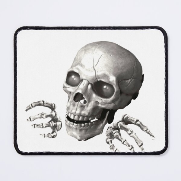 Item preview, Skull head skeleton with transparent eyes protruding knuckles designed and sold by ErisMerch.