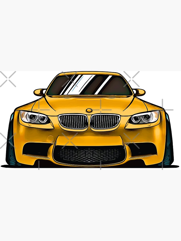 Art Poster and Canvas of BMW M3 Evolution Generation Car Automobile