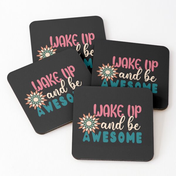 Item preview, Wake Up And Be Awesome Design designed and sold by beccaveedesigns.