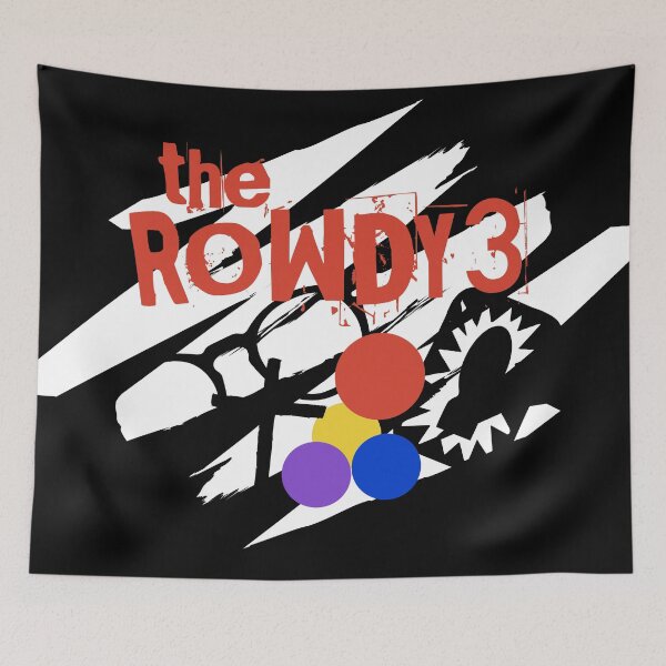 Item preview, The Rowdy 3 designed and sold by Atomic Octopus  Designs.