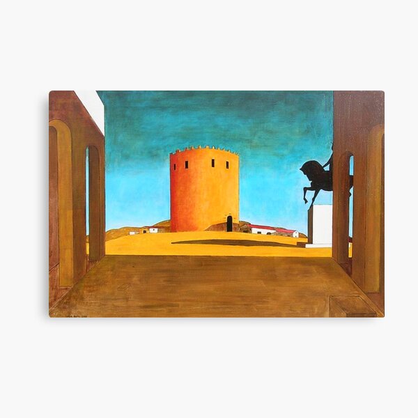 Item preview, High Res - Art by Giorgio De Chirico 1888 -1978, Abstract Surrealism  designed and sold by space company ®.
