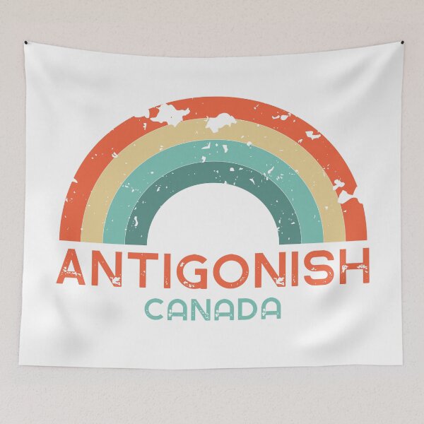 Item preview, Antigonish Canada Nova Scotia Retro Style designed and sold by CraftwithNadia.