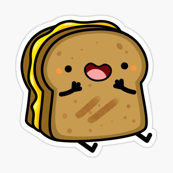 Kawaii Sandwich Stickers for Sale