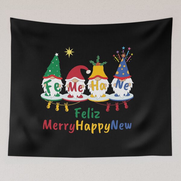 Item preview, Feliz Merry Happy New 2022 Gnome Navidad Christmas Santa designed and sold by deichmonster.