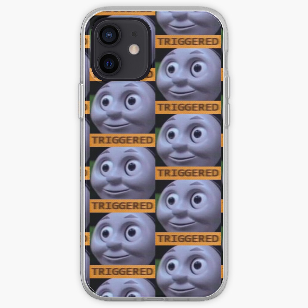 Triggered Thomas The Train Meme Iphone Case Cover By Cryingcuzbroke Redbubble