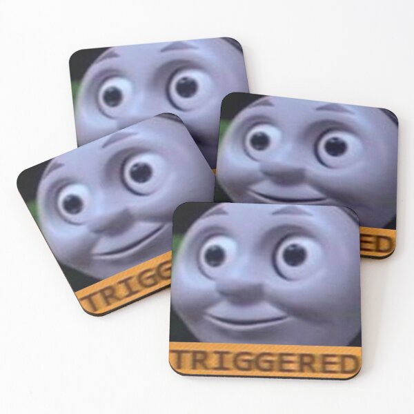 Item preview, Triggered Thomas The Train meme designed and sold by CryingCuzBroke.