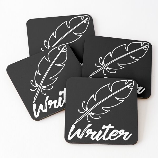Item preview, Writer with feather quill designed and sold by jazzydevil.