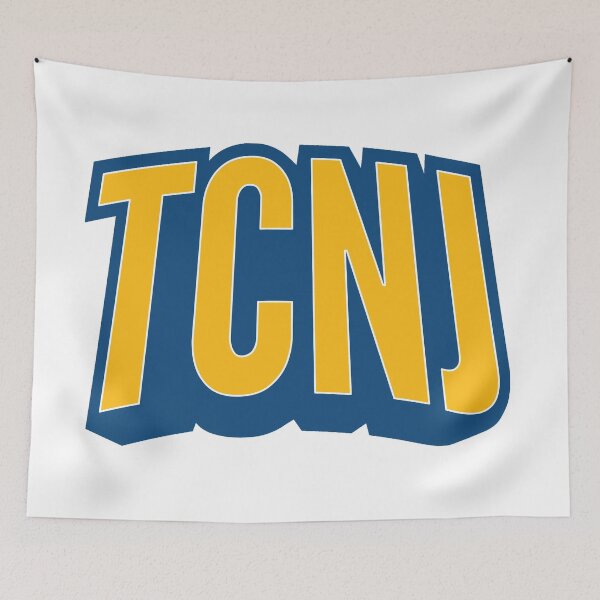 Item preview, TCNJ Blue and Gold White Outline Arch Sports designed and sold by sarascoprox.
