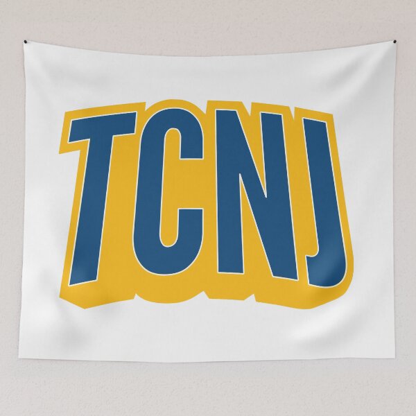 Item preview, TCNJ Blue and Gold White Outline Arch Sports designed and sold by sarascoprox.