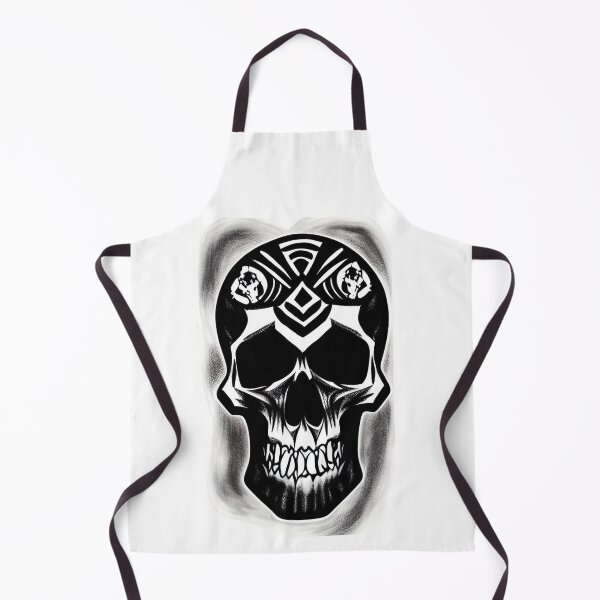 Item preview, Abstraction Blac White Skull designed and sold by ValleyDream.