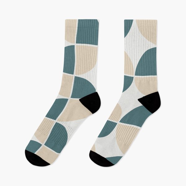 Artikelvorschau, Aqua Cream Beige Geometric Shape Mid-century Modern Pattern 2023 COTY Vining Ivy PPG1148-6 Accents entworfen und verkauft von ColorOfTheYears.