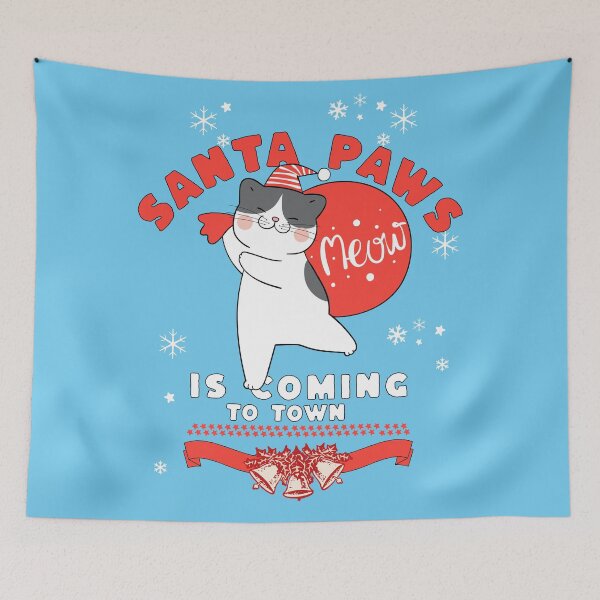 Item preview, Santa Paws Is Coming To Town designed and sold by Ironicdoll.