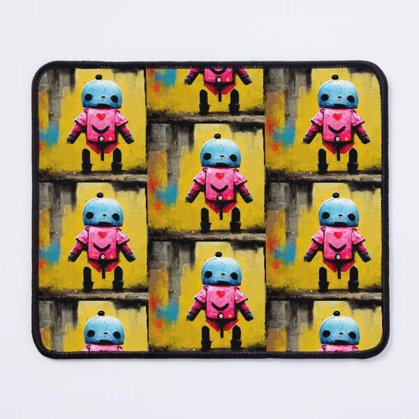 Item preview, Happy Robot Street Art Decoration Colorful Wall Gift designed and sold by LADistrictGarb.