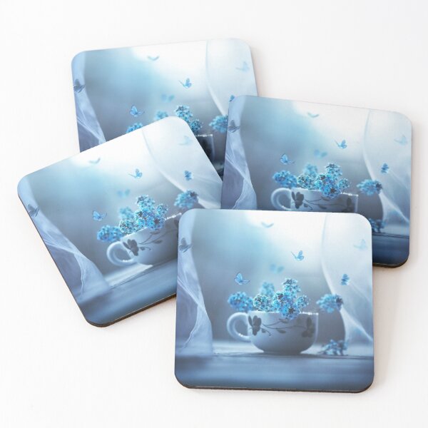 Item preview, blue flower pot designed and sold by hriundelj.