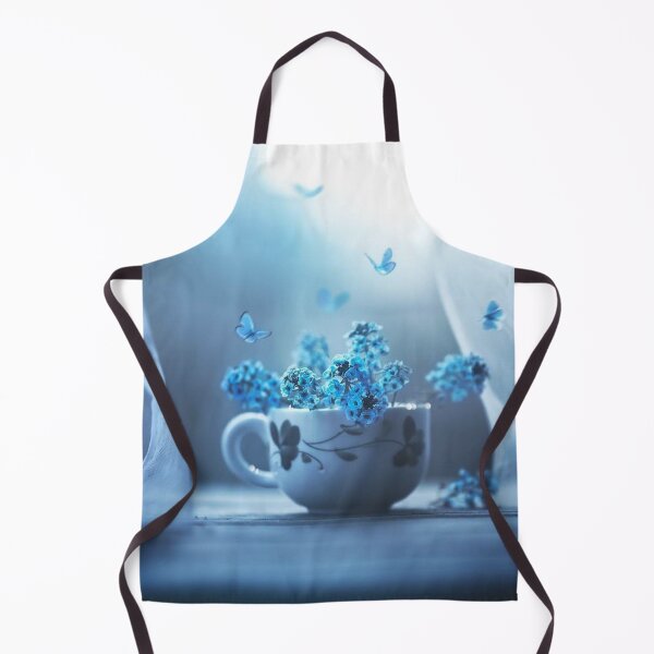Item preview, blue flower pot designed and sold by hriundelj.
