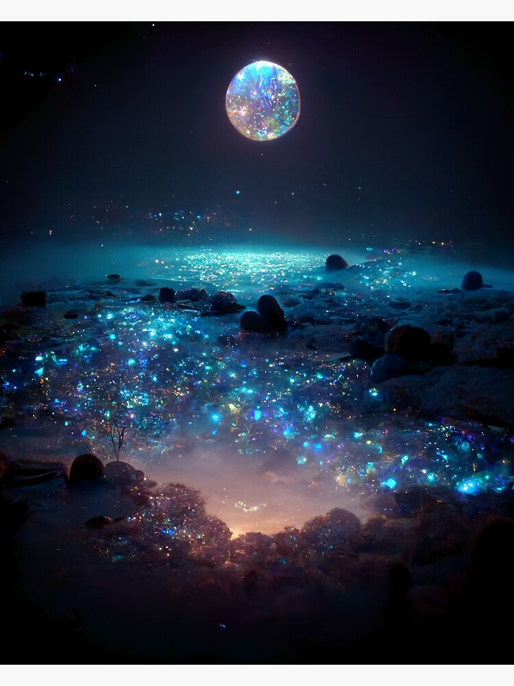 "Crystal Beach" Poster for Sale by Verbamystica Redbubble