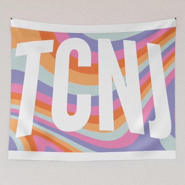 Item preview, TCNJ 70's Groovy Tapestry designed and sold by sarascoprox.