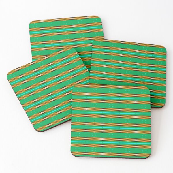 Item preview, The illuminating wide chains modern retro style design in green by Code03 designed and sold by Code03.