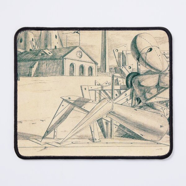 Item preview, High Res - Art by Giorgio De Chirico 1888 -1978, Abstract Surrealism  designed and sold by space company ®.