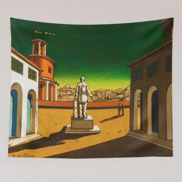 Item preview, High Res - Art by Giorgio De Chirico 1888 -1978, Abstract Surrealism  designed and sold by space company ®.