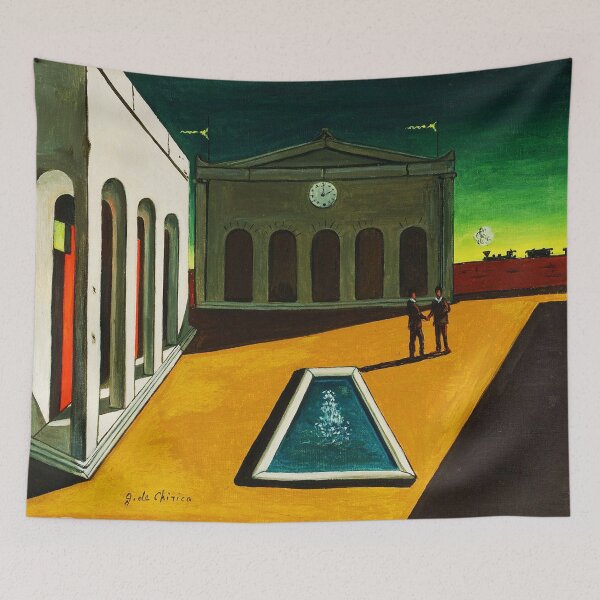 Item preview, High Res - Art by Giorgio De Chirico 1888 -1978, Abstract Surrealism  designed and sold by space company ®.