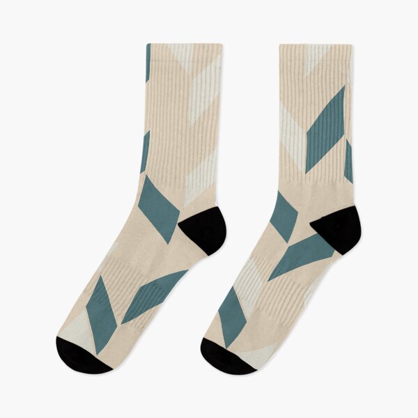 Item preview, Aqua Cream Beige Random Geometric Zigzag Chevron Stripe Pattern 2023 COTY Vining Ivy PPG1148-6 designed and sold by ColorOfTheYears.