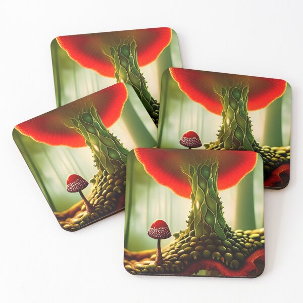 Item preview, Mysterious fly agaric in the forest designed and sold by GorinART.
