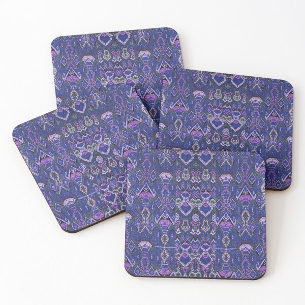 Item preview, Antique Ikat Textile Deep Blue designed and sold by Hybridized.