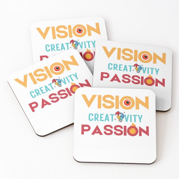 Item preview, Vision creativity passion-success quote  designed and sold by ShopTwentyFour.