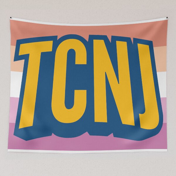 Item preview, TCNJ Lesbian Flag Tapestry designed and sold by sarascoprox.