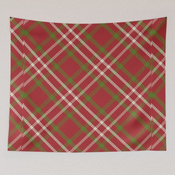 Item preview, Fall Plaid Christmas Green Red White 2 designed and sold by ReidDesigns.