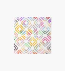Tiles over tulips Art Board