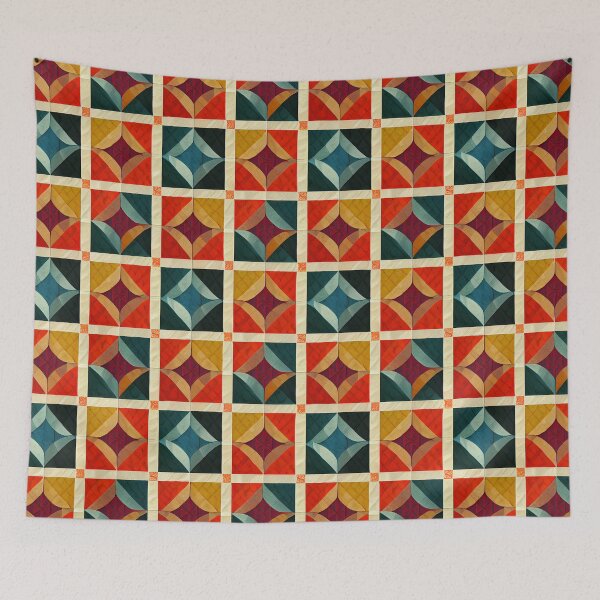 Item preview, Patchwork Motif designed and sold by BuraxisDesigns.