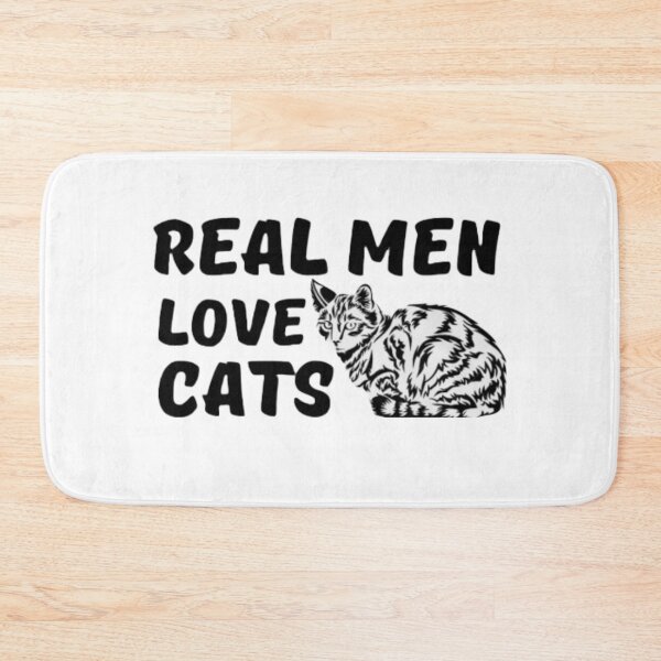 Item preview, Real men love cats designed and sold by mandover.