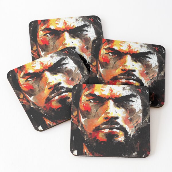 Item preview, Fiery Barbarian Warrior portrait designed and sold by flowinglobe.