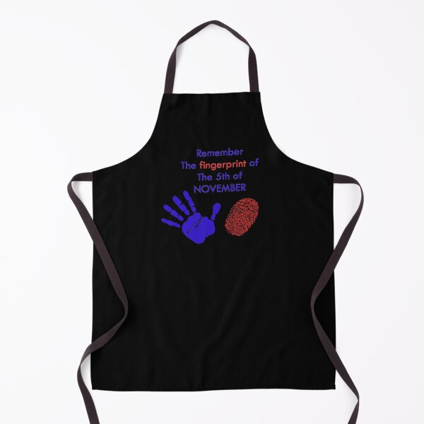 Item preview, Remember the fingerprint of the 5th of November - Guy Fawkes Day, Great gift for the annual day of thanksgiving for the plot's failure. designed and sold by musaouri.