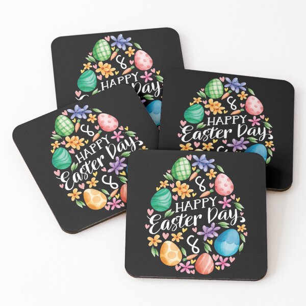 Item preview, Happy Easter Egg Flower Art Design Draw Street Art Text Quote designed and sold by BK-Fishing.
