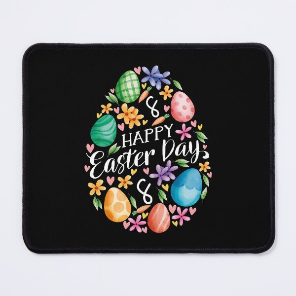 Item preview, Happy Easter Egg Flower Art Design Draw Street Art Text Quote designed and sold by BK-Fishing.