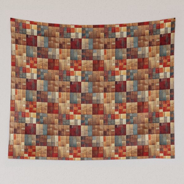 Item preview, Wood Finished Patchwork designed and sold by BuraxisDesigns.
