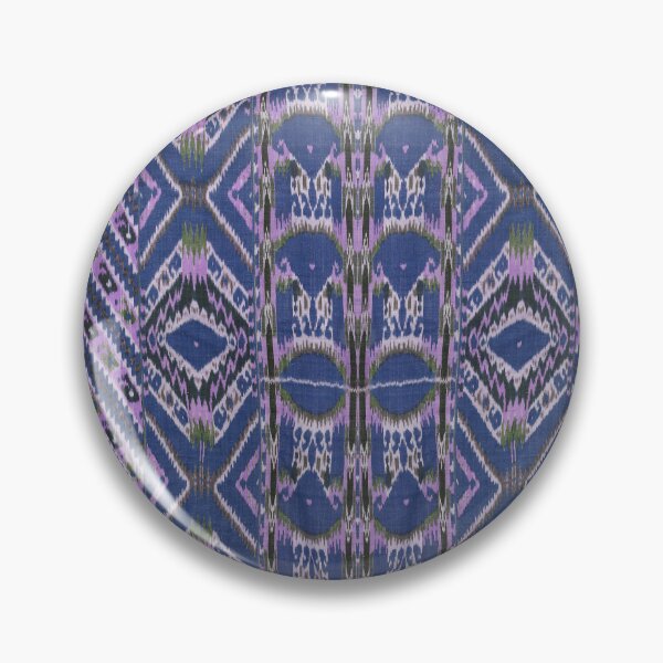 Item preview, Vintage Woven Fabric Pattern Blues and Pinks designed and sold by Hybridized.